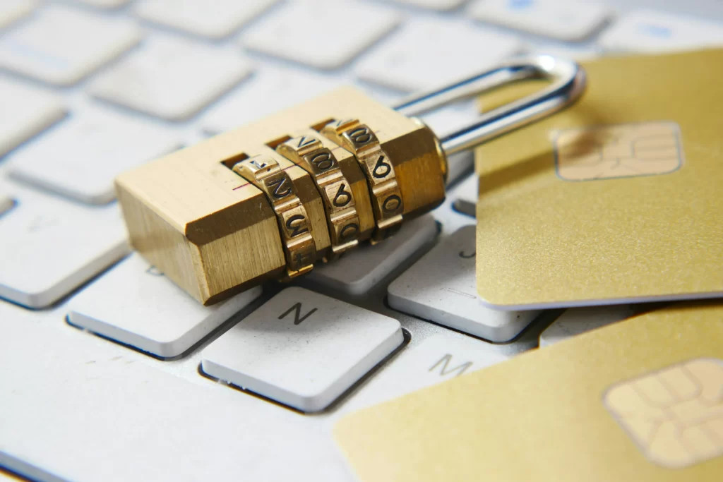 Image of a laptop and padlock representing data protection laws, including GDPR in Europe.
